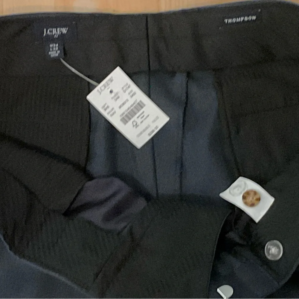 $298 J Crew Thompson Lightweight Wool Suit Pants Navy W34 L32 Tailored DressNWT